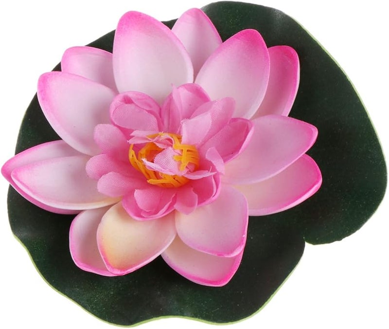 Colorful Artificial Floating Flowers for Fish Tank Garden Pond Decor - Image 1