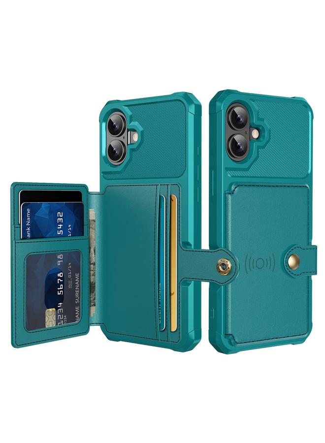 erorex Case For iPhone 16 Magnetic Wallet Card Bag Leather Phone Case - Image 1