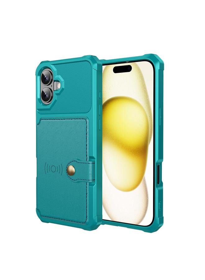 erorex Case For iPhone 16 Magnetic Wallet Card Bag Leather Phone Case - Image 2