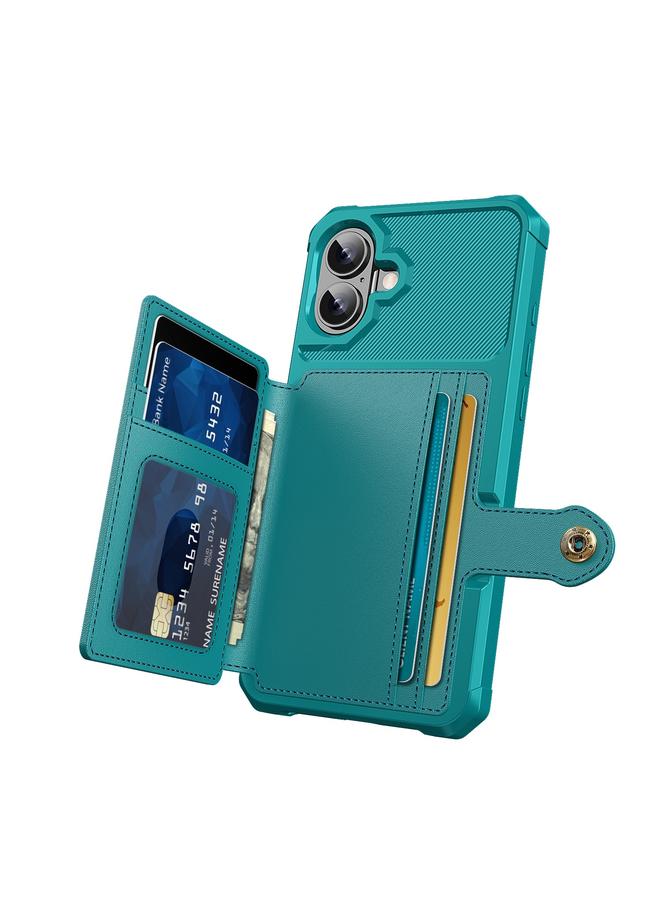 erorex Case For iPhone 16 Magnetic Wallet Card Bag Leather Phone Case - Image 3