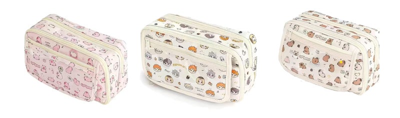 JUTOROSY Cute Pencil Case, Pencil Pouch with Zipper (white) - Image 5