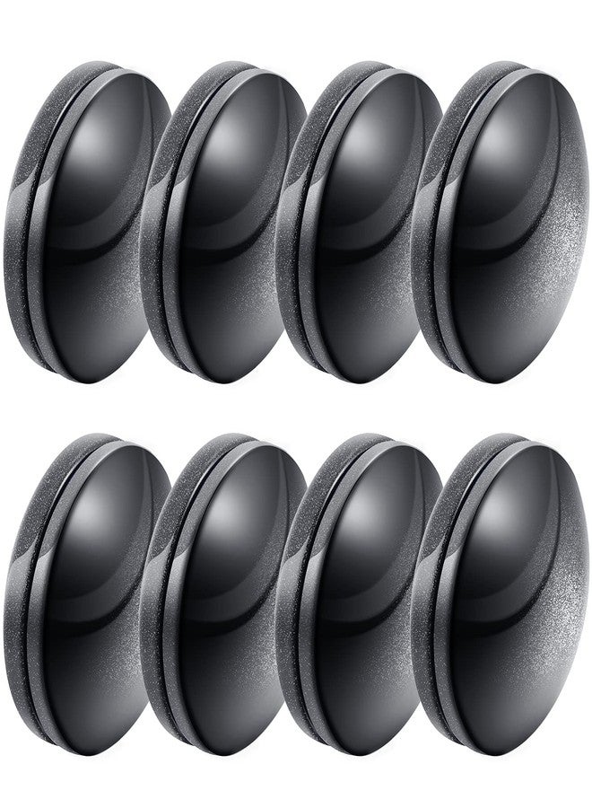 Jetec 16 Pcs Magnetic Curtain Weights No Sew Shower Curtain Magnets Black Plastic Shower Curtains Liner Clips for Light Curtains Tablecloth Liner - Image 1
