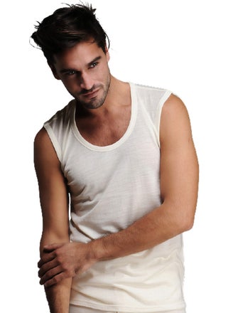 Hasyün Ecru Color Wool Undershirt 