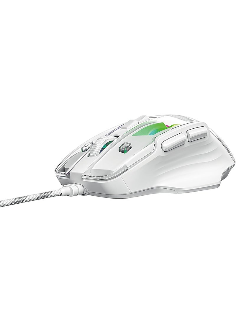 XTRIKE ME GM-319 Wired Gaming Mouse, White - Image 3