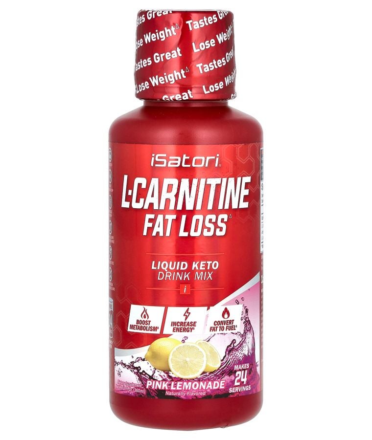 iSatori L-Carnitine Pink Lemonade 12 fl oz (360 ml)