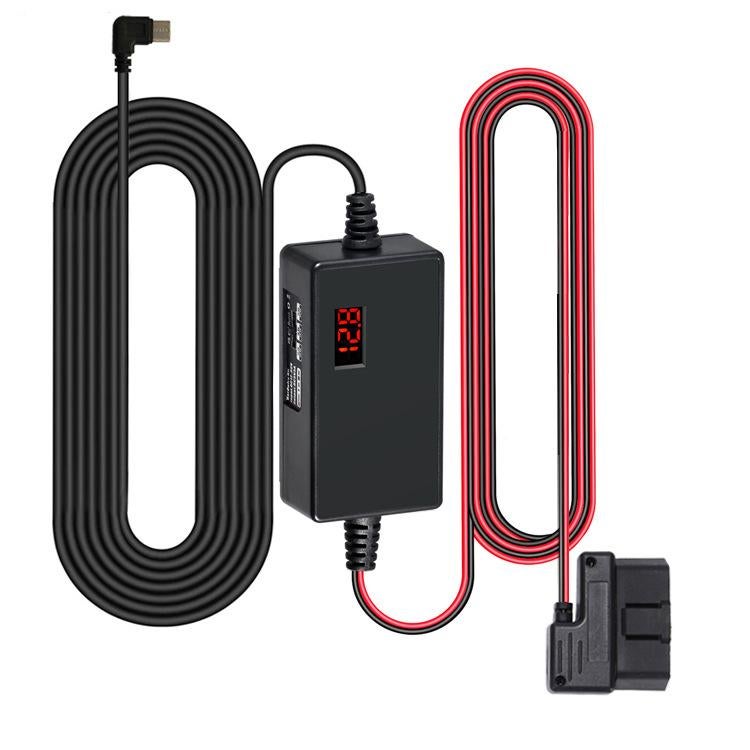 Car Step-Down Cable Dashcam – 12V to 5V, Hardwire Kit, for Parking Mode, 3m