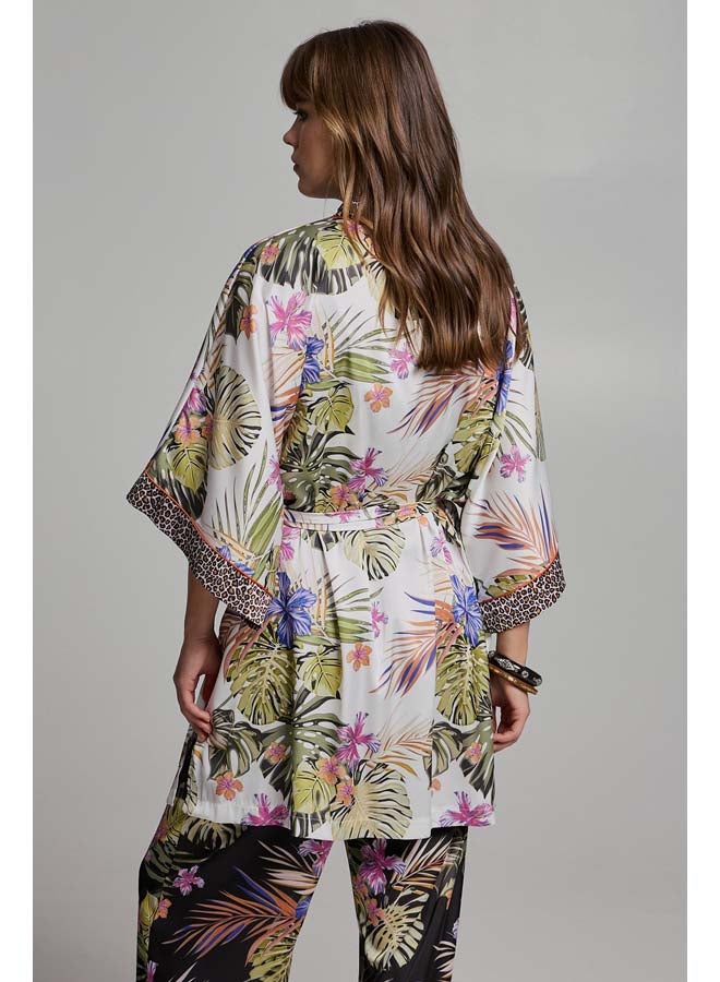 BSB Mini satin printed kimono  - Image 2