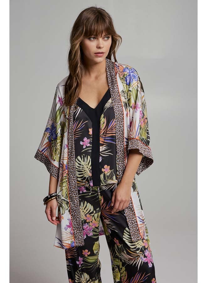 BSB Mini satin printed kimono  - Image 5