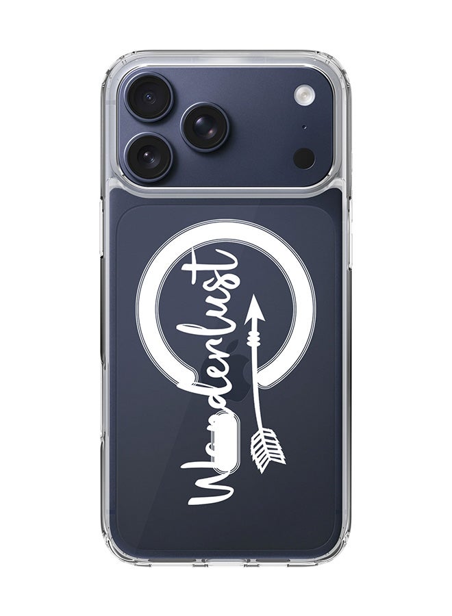 Stylizedd Classic Clear MagSafe Case for iPhone 17 Pro Max , Hybrid Soft Case Flexible Edges Anti Drop TPU PC Gel Thin Transparent Cover [ Designed for iPhone 17 Pro Max ] - Wanderlust