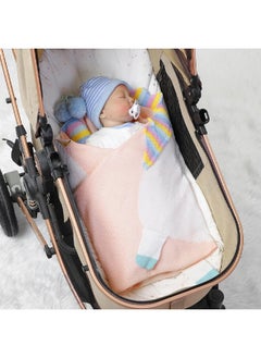 Hompenny Pure Cotton Baby Blanket – All-Season Use | 100×80cm | Soft & Safe for Sensitive Skin | Unicorn Design | For 0–6 Years | Multipurpose for Bedtime, Travel & AC Rooms  - Image 2
