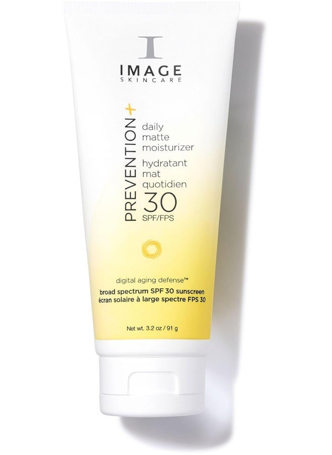 IMAGE SKINCARE Prevention+ Daily Matte Moisturizer Spf 30 Broad Spectrum Uva And Uvb Protection With A Soft Matte Finish 3.2 Oz  - Image 1