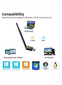 Generic USB WiFi Wireless 4 Dual Band 300Mbps 2.4G  - Image 2