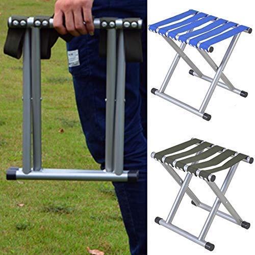 Mishrit Folding StoolPortable Folding Super Strong Heavy Duty Outdoor Folding Chair Camp Chair for Travel Camping Gardanig ToolsMulti ColorPack of 1 pcs - Image 5