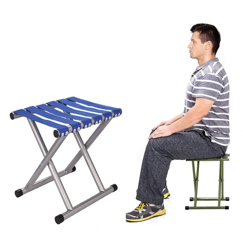 Mishrit Folding StoolPortable Folding Super Strong Heavy Duty Outdoor Folding Chair Camp Chair for Travel Camping Gardanig ToolsMulti ColorPack of 1 pcs - Image 4