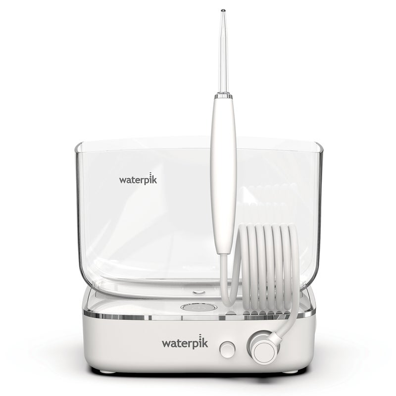 Waterpik Sidekick Portable Water Flosser, Perfect for Travel & Home, ADA Accepted, White/Chrome WF-04 - Image 1