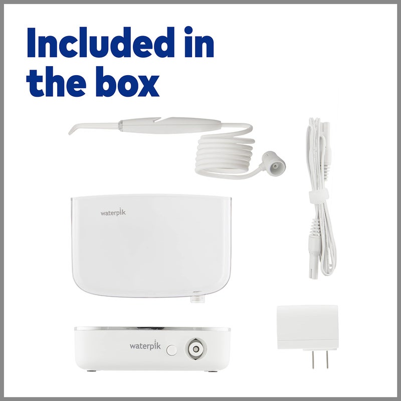 Waterpik Sidekick Portable Water Flosser, Perfect for Travel & Home, ADA Accepted, White/Chrome WF-04 - Image 5