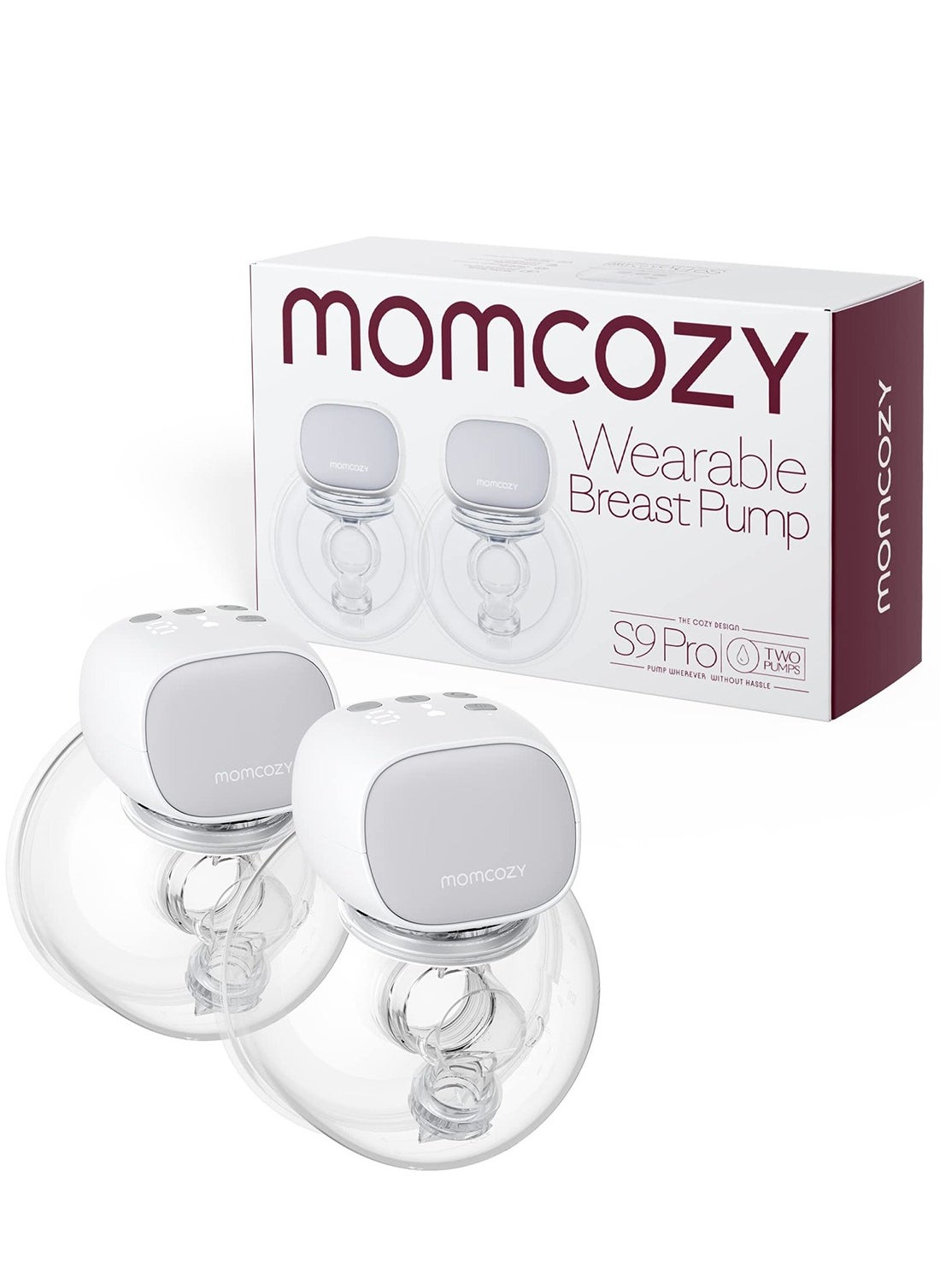 Momcozy S9 Pro Double Wearable, Hands Free Electric Breast Pump With LED Display 24mm 