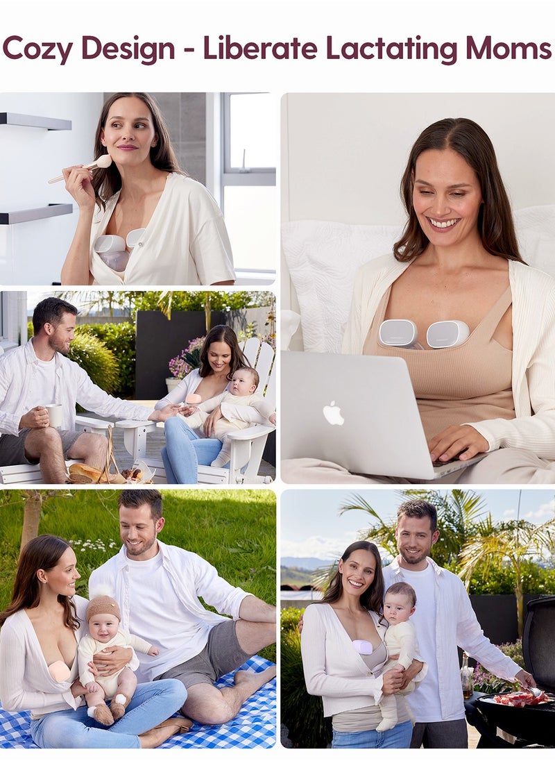 Momcozy S9 Pro Double Wearable, Hands Free Electric Breast Pump With LED Display 24mm  - Image 2