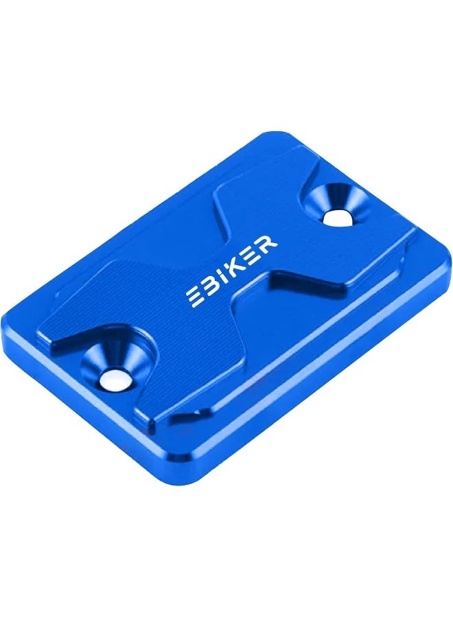 Ebiker CNC Machined Blue Brake Reservoir Cover for Yamaha Raptor 700R - Image 1