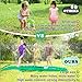 Biubee 96 x 13 Extra Large Crocodile Sprinkler for Kids Outdoor Toys Kids Toddler Water Sprinkler for Yard Attaches to Garden Hose Durable Inflatable Splashing Fun Toys for Garden Lawn - Image 3