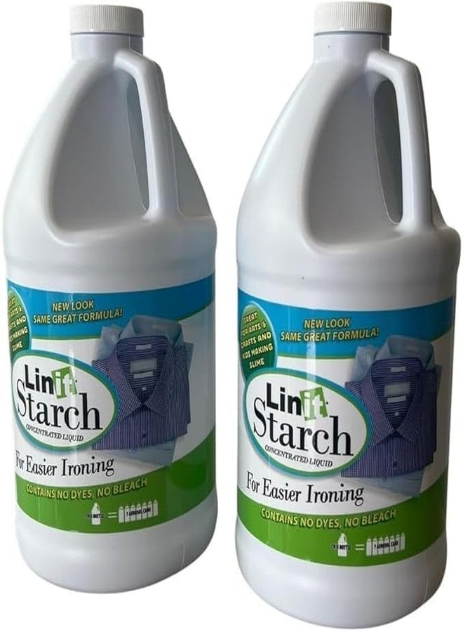 Malco Liquid Starch Crisp Classic Finish 64 oz. (Pack of 2) Liquid Starch for Ironing Clothes/Perfect for Wrinkle Release/Great for Arts & Crafts Projects/Slime, Paper Mache, Silly Putty - Image 1