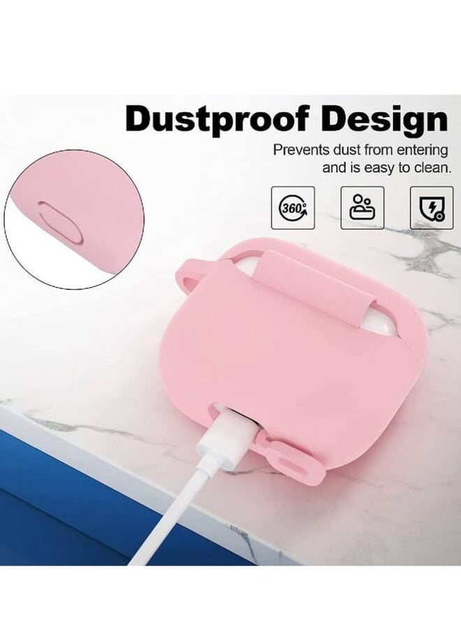 Airpods Silicone Cover  Case With Keychain And For Airpods 3 Red