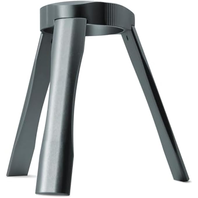 ريحني حامل ماكينة القهوة المحمولة حامل من الألومنيوم قابل للإزالة متوافق مع ماكينة الإسبريسو المحمولة الصغيرة باللون الفضي Pcm020S - Image 3