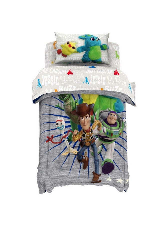 Jay Franco Disney Pixar Bed Set, Twin, Toy Story 4 - Image 2