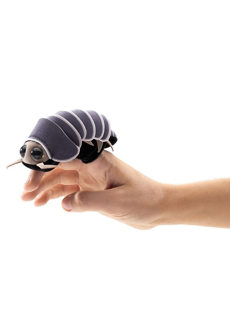 Folkmanis Folkmanis Mini Roly Poly Finger Puppet, Gray  - Image 3