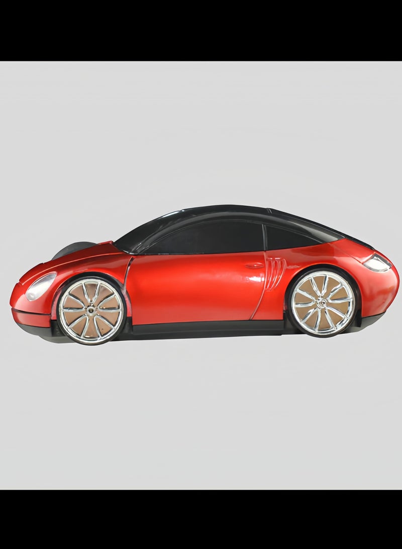 Wireless racing type optical multimedia mouse, red  - Image 3