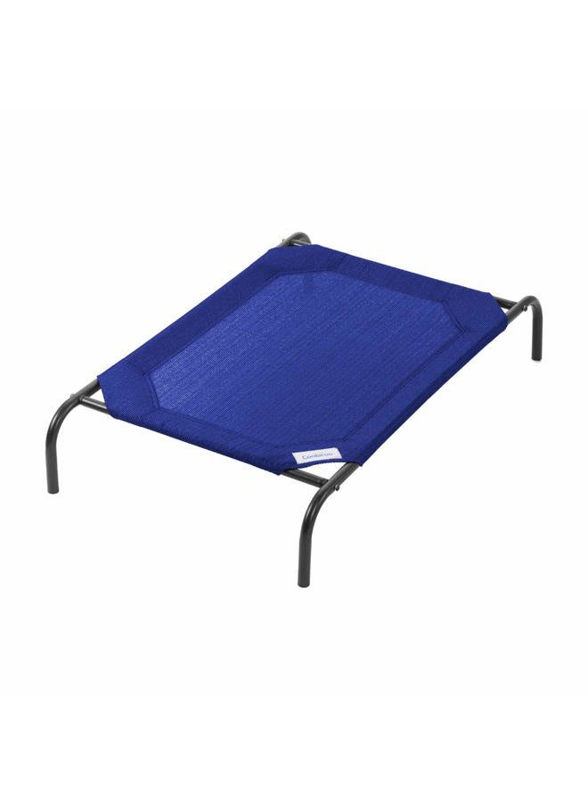 Coolaroo The Original Cooling Elevated Dog Bed, Indoor and Outdoor, Medium, 42" L x 25.5" W x 8" Th, Aquatic Blue - Image 1