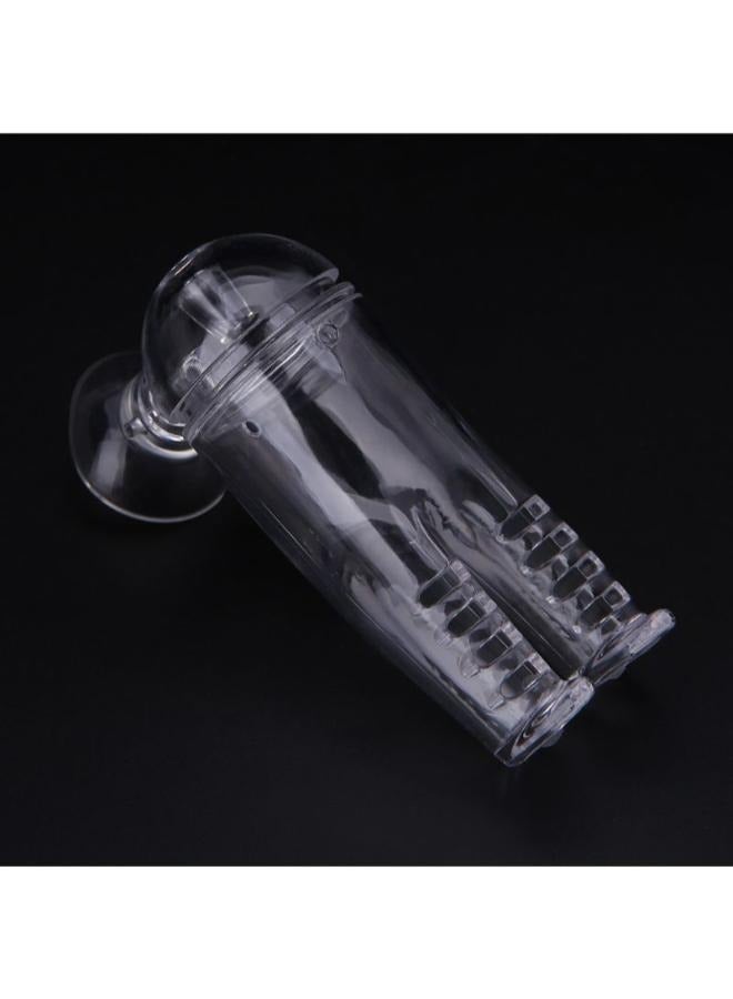 Acrylic Aquarium Fish Food Feeder Planaria Trap Worm Catcher Pants Design Function - Image 1