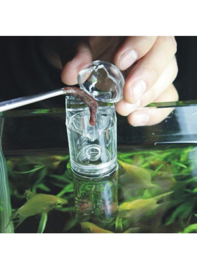 Acrylic Aquarium Fish Food Feeder Planaria Trap Worm Catcher Pants Design Function - Image 3