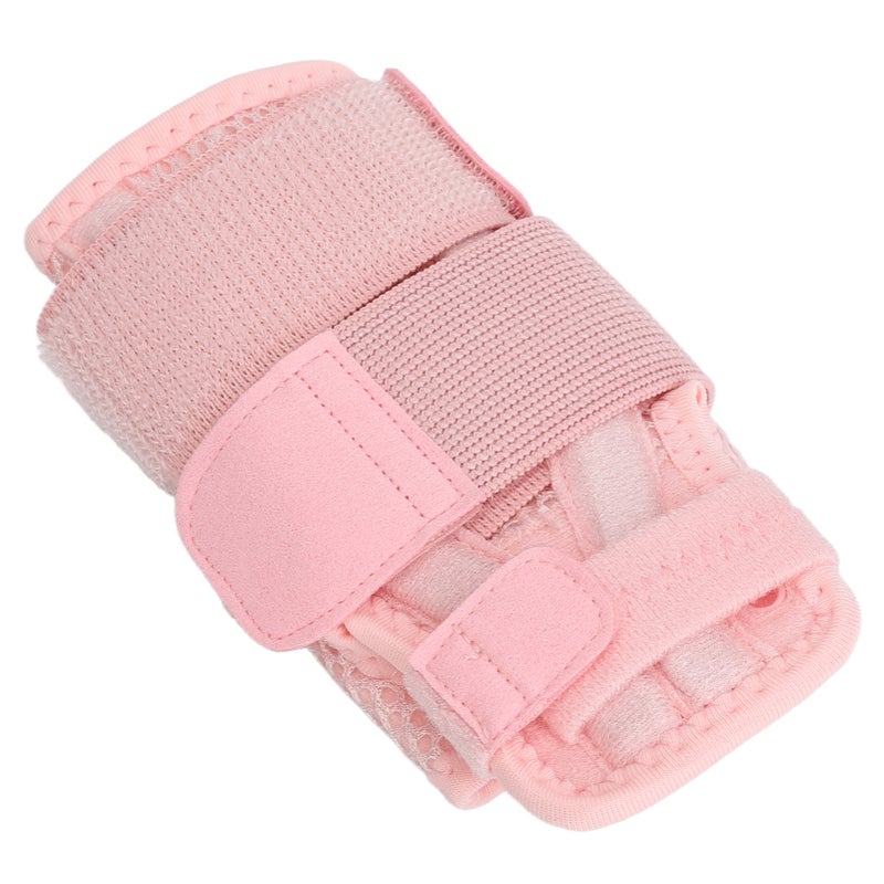 Thumb Splint Wrist Brace Thumb Wrist Stabilizer Splint Compression Support Wrap Brace Universal for Right Left Hand Pink - Image 2