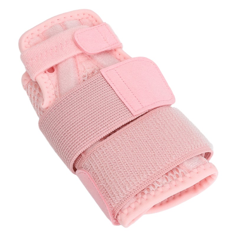 Thumb Splint Wrist Brace Thumb Wrist Stabilizer Splint Compression Support Wrap Brace Universal for Right Left Hand Pink - Image 3