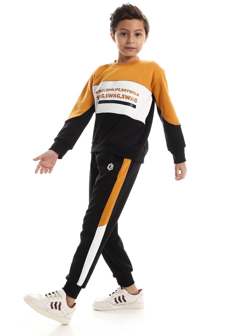 Caesar Boys Training Suit Printed - Image 2