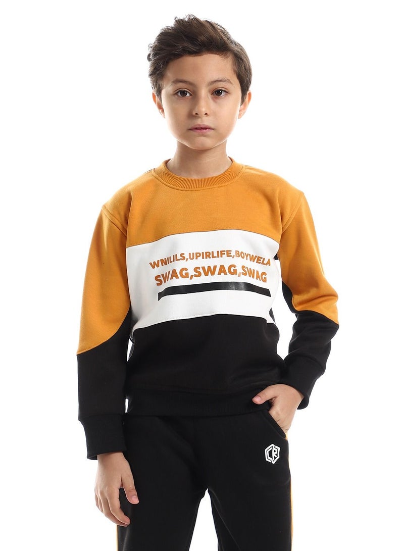 Caesar Boys Training Suit Printed - Image 3