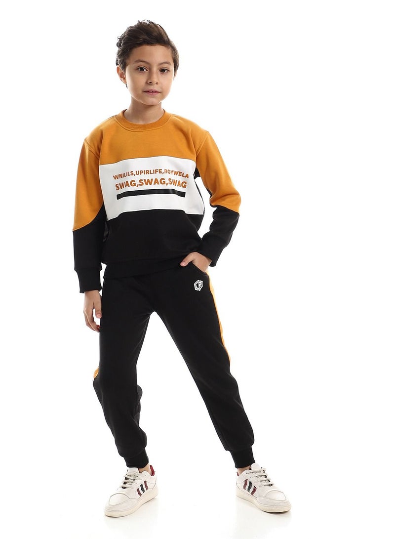 Caesar Boys Training Suit Printed - Image 1