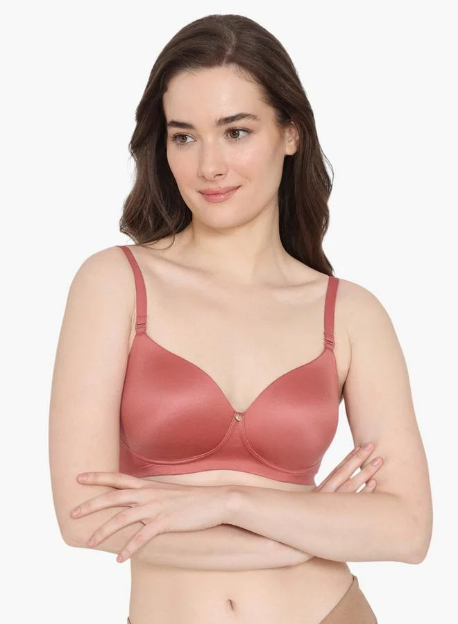 zivame Zivame Padded Bra with Hook and Eye Closure