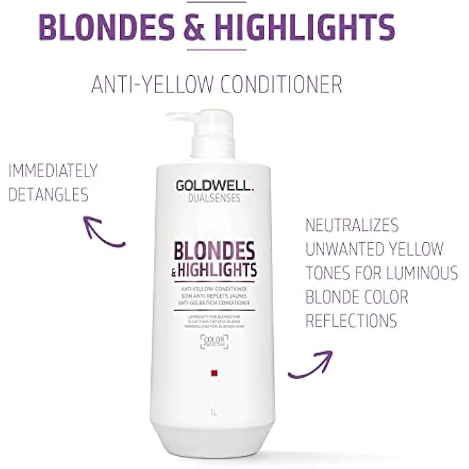 Goldwell DUALSENSES BLONDES & HIGHLIGHTS ANTI-YELLOW CONDITIONER 1L - Image 3