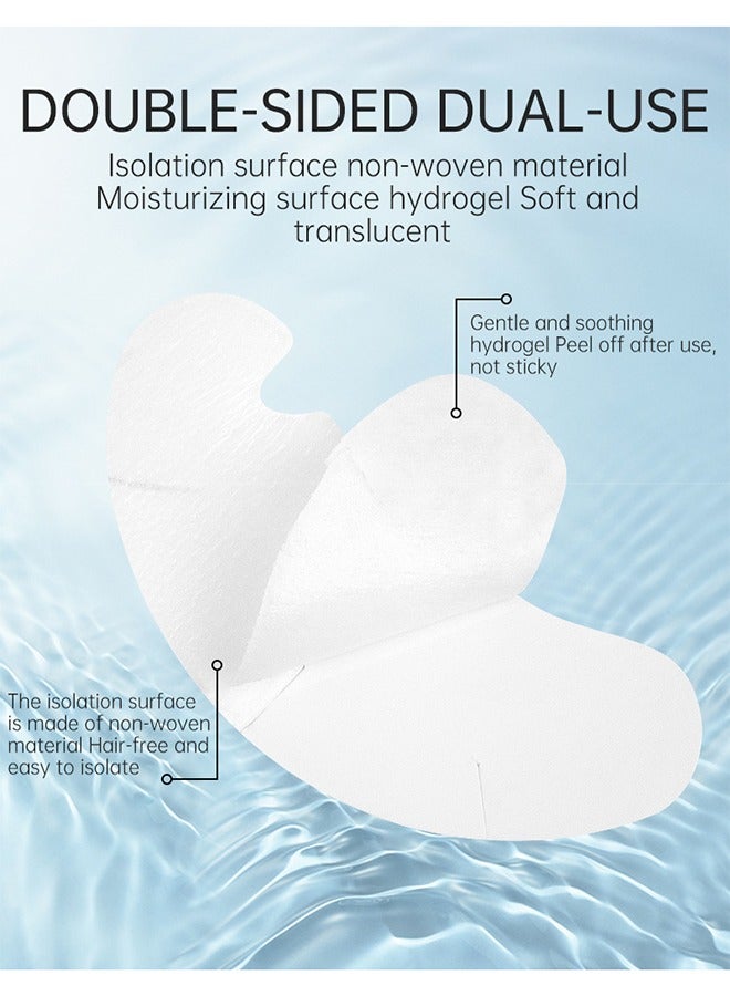 Generic 50 Pairs Hydrogel Eye Pads, Lint-Free for Eyelash Extension Grafting, DIY False Eyelash Lash Extension Makeup Eye Gel Pad, Beauty Makeup Mask Kit, Under Eye Gel Pad  - Image 2