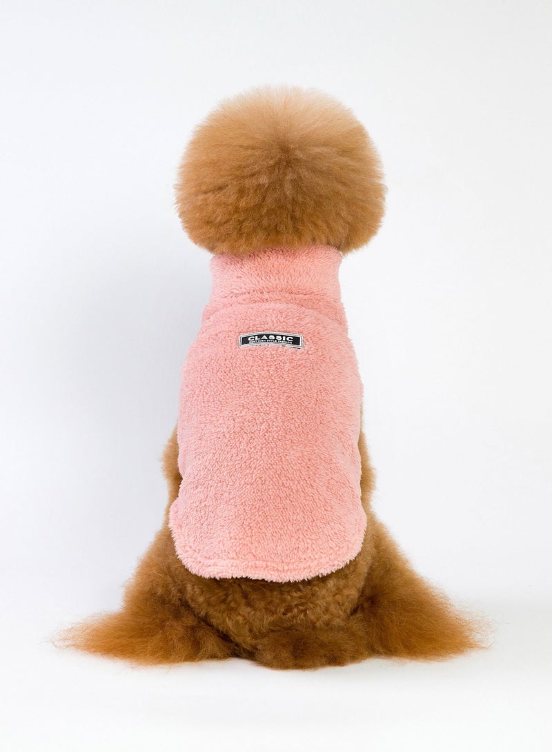 Loquat Pet clothes with thick coats Pink  - Image 3