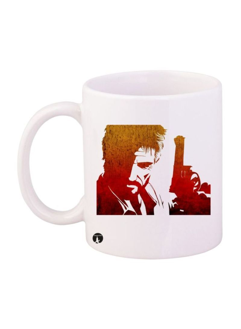 The Last Of Us Printed Mug White/Red/Brown Standard Size