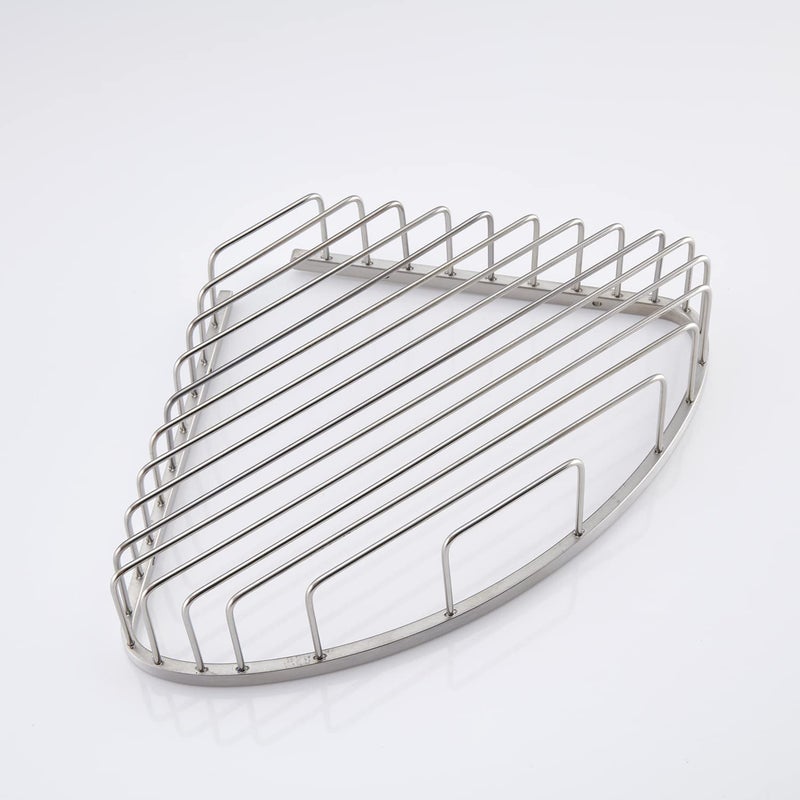 GORDEE Bathroom Shower Caddy Corner Shelf  Corner-Hollow Design  Ultra Sturdy Rust-Proof Stainless Steel Shelf Organizer Shampoo Holder  Wall Mounted Storage Rack for Bathroom  Brushed Nickel - Image 2