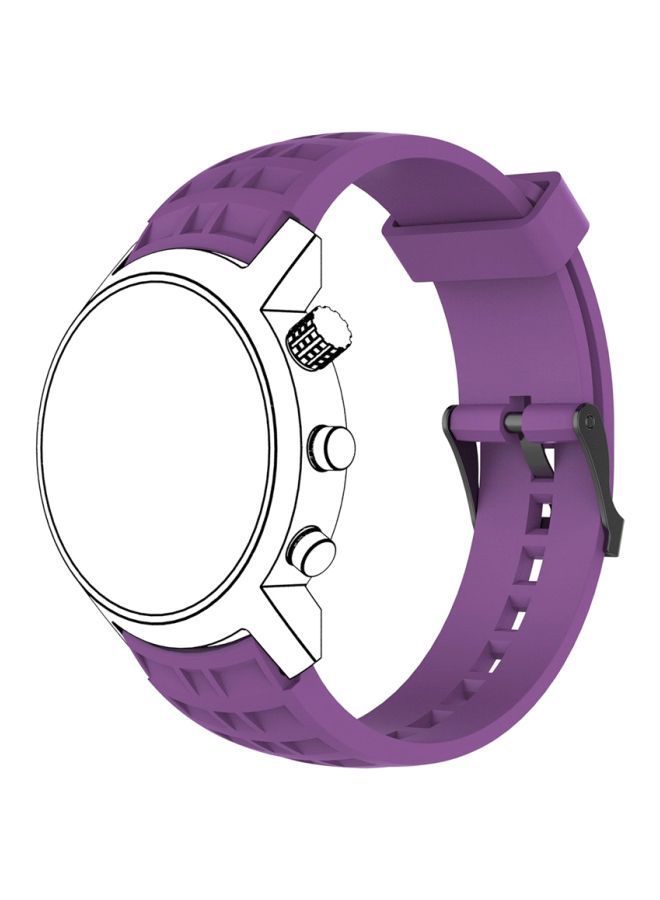 NIBEMINENT Replacement Wrist Strap For Suunto Terra Purple - Image 2