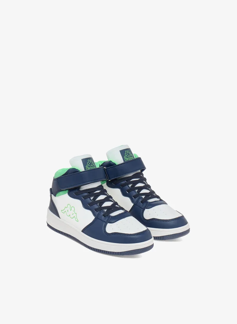 Kappa Boys' Logo Detail Sports Shoes with Hook and loop Closure