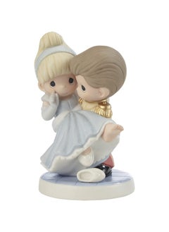 Precious Moments Precious Moments Cinderella Figurine | Disney Showcase Cinderella You Swept Me Off My Feet Bisque Porcelain Figurine | Disney Decor & Gifts | Hand-Painted  - Image 3
