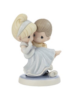 Precious Moments Precious Moments Cinderella Figurine | Disney Showcase Cinderella You Swept Me Off My Feet Bisque Porcelain Figurine | Disney Decor & Gifts | Hand-Painted  - Image 4