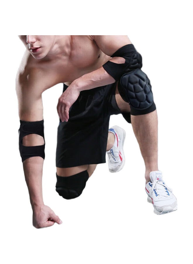 chidong Tactical Knee And Elbow Pads, Crawling And Running Sports Training, Thickened Set, Knee Joint Kneeling Anti-Fall Protective Gear - Image 2