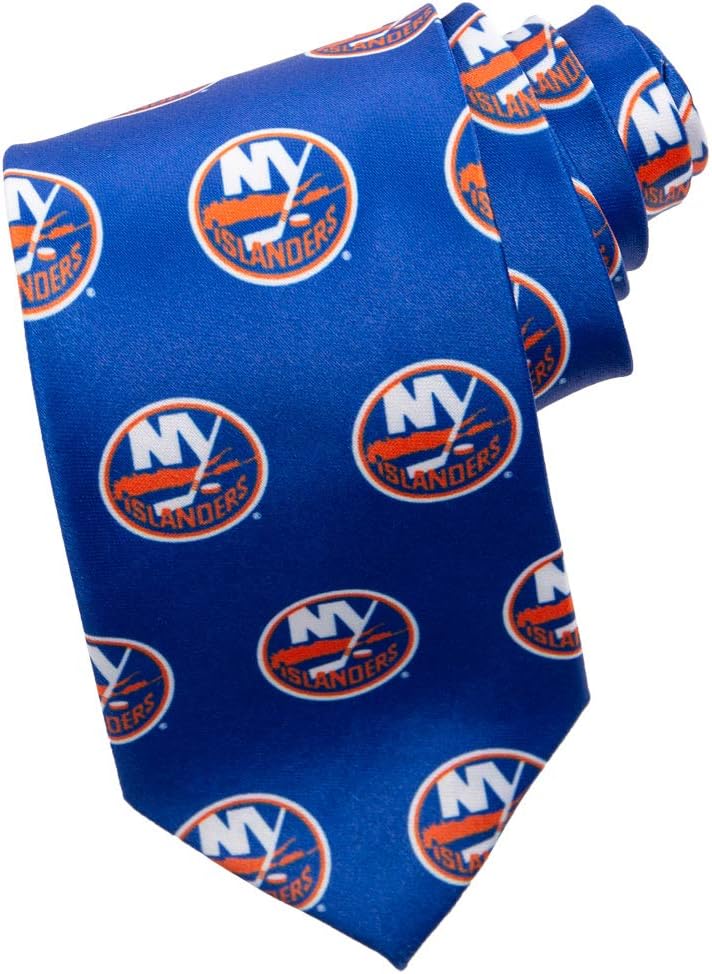 NHL Men's All Over Team Logo Neck Tie